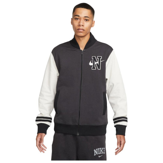 Nike Ανδρική ζακέτα Sportswear Retro FLC Varsity JKT BB